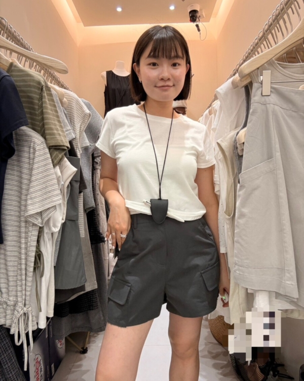 9823-1 氧氣亞麻 爆款小飛袖短t